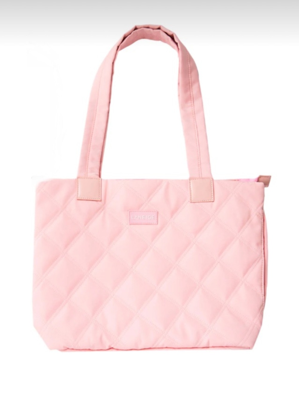 Laneige Pink Puffer Tote Bag NEW